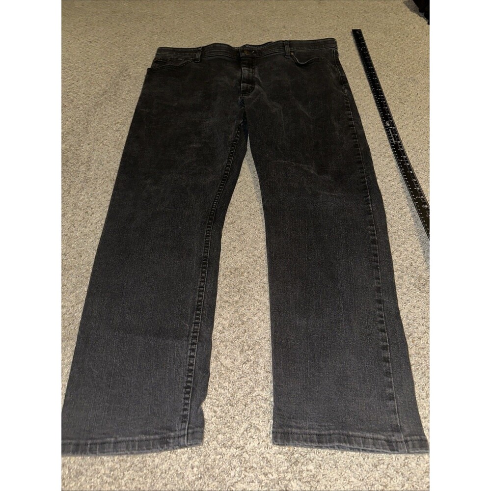 Wrangler Five Star Performance Mens Jeans 42x29 Regular Fit Black  96CFVCB. Work